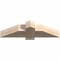 Ekena Millwork Eugene Smooth Timber Gable Bracket, Douglas Fir, 36"W x 9"H x 3 1/2"D x 5 1/2"F, 6/12 Pitch GBW036X09X0406EUG00SDF - alternate 4